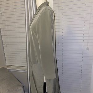 Long lightweight top coat blazer